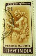 India 1966 Medieval Sculpture 1r - Used - Gebraucht