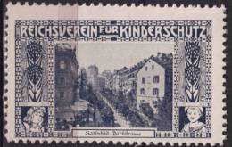 CZECH - Karlovy Vary  - Karlsbad - Reichsverein Für Kinderschutz, Children - Charity STAMP - LABEL, CINDERELLA - Otros & Sin Clasificación