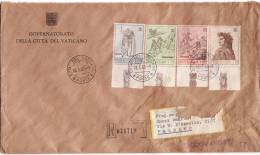 CITTA´ DEL VATICANO / PALERMO - Cover _ Lettera  Raccomandata -  Lire 200 + 70 + 40 + 10 - Lettres & Documents