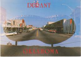 Durant OK Oklahoma, Street Scene On C1990s Vintage Postcard - Other & Unclassified