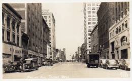 Tacoma Pacific Street Old Cars WA Old Real Photo Postcard - Tacoma