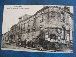 CPA....  L ARGONNE..GIVRY EN ARGONNE..L ECOLE ET LA MAIRIE....PLAN NANIME....ECRITE JUILLET 1916 - Givry En Argonne