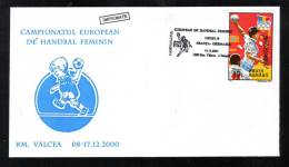 Women´s Handball European Championship,2000,MATCH ;FRANCE - GERMANY ,SPECIAL CACHET ON COVER ROMANIA. - Pallamano