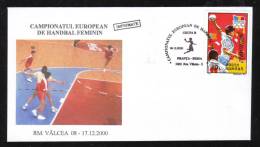 Women´s Handball European Championship,2000,MATCH ; FRANCE - RUSSIA,SPECIAL CACHET ON COVER ROMANIA. - Balonmano