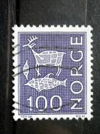 Norway - 1970 - Mi.nr.601 - Used - Local Motives - Reindeer, Fish And Animal Trap; Petroglyphs In Drammen - Definitives - Oblitérés