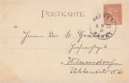 AK Gruss Aus Berlin Privatpost Berliner-Packetfahrt-AG  6.5.1899 - Private & Local Mails