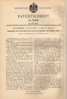 Original Patentschrift - J. Holecek In Neustadt A.d. Mettau , Böhmen , 1901 , Knetmaschine , Mischmaschine !!! - Machines