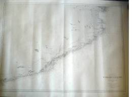 CARTE MARINE / 1939 / CÔTE EST D' ESPAGNE, De TARRAGONE Au CAP DE CREUX / 105 X 74,5 Cm / TBE - Nautical Charts