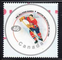Canada MNH Scott #1838d 46c Doug Harvey - NHL All Stars - Neufs