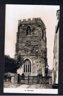 RB 886 - Real Photo Postcard - St Weonards Church Tower & Clock Herefordshire - Hertfordshire