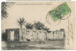 Rare Postally Used South Nigeria On Dahomey Stamps To France Case Sacrifice Zagnanado - Nigeria
