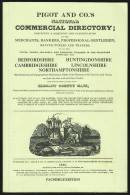 "Pigot And Co´s Commercial Directory":  Bedfordshire;  Huntingdonshire; Cambridgeshire; Lincolnshire; Northamptonshire. - Europe