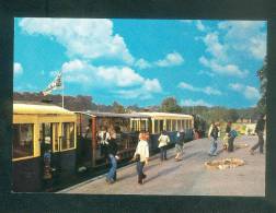 CPSM - Mortroux - Arrivée Du Trimbleu En Gare De Mortroux ( Train Touristique Animée Fédération Du Tourisme Liège ) - Dalhem