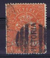 Victoria: 1879 Nr 22, 4 Shillings, Irregular Perforation - Used Stamps