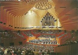 SYDNEY OPERA HOUSE NEW SOUTH WALES ( ORGUES ) THE MAGNIFICENT CONCERT HALL, WITH A CAPACITY AUDIENCE OF 2,700 ENJOYING.. - Sydney