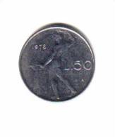 ITALY   50  LIRE  1978 (KM # 95) - 50 Liras