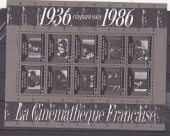 Bloc N° 9 Cinquantenaire De La Cinémathèque Française - Blocs Souvenir