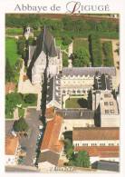 Cp , 49 , LIGUGE , Vue Aérienne De L'abbaye , Vierge , Ed : Compa - Autres & Non Classés