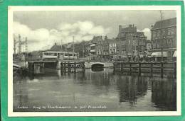 LEIDEN  - BRUG BIJ  HAARLEMMERSTR. M. GED. PRINSENKADE - Leiden