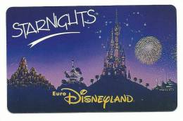 Télécarte  De  France -paseports Disney : STARNIGHTS  ( Cote  Environs  15 Euros) - Passeports Disney