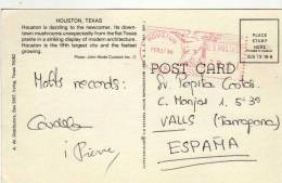 Postal Houston 1984, Estados Unidos - Lettres & Documents