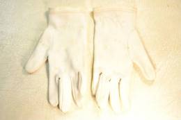 Paire De Gants Blanc Légion étrangère, Tenue De Sortie / Parade. Taille 8 - Divise