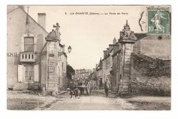 CPA - 58 - Nièvre : La Charité Sur Loire : La Porte De Paris : Animation , Attelage âne , Auberge - La Charité Sur Loire