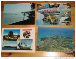 M824 *  LOT DE 4 CARTES POSTALES  Sur Saint Jacut De La Mer   Dept22 - Saint-Jacut-de-la-Mer