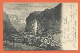 Delcampe - Q0248 Lauterbrunnen. Pioneer. 1901 Nach Biel - Lauterbrunnen