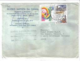 VER1800 - PORTOGALLO , Lettera Commerciale Per L' Italia.  1982 - Cartas & Documentos