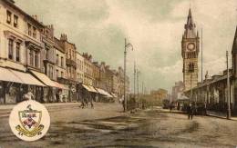 Darlington UK Hrah Row Tram 1910 Postcard - Other & Unclassified