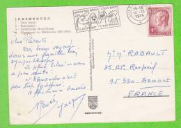 Sur Enveloppe - LUXEMBOURG - 1 Timbre - Storia Postale