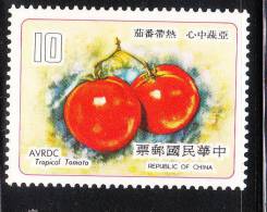 ROC China Taiwan 1978 Tomatoes $10 MNH - Unused Stamps