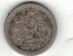 PAYS BAS KM N° 137 1908 5cts . (PJ1) - 5 Cent