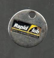 JETON CADDIE  RAPID LUB GARAGE AUTO ENTRETIEN - Trolley Token/Shopping Trolley Chip