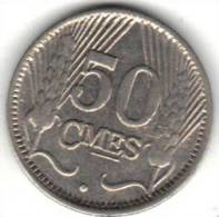 LUXEMBOURG KM 43 1930 50cts . (PJ6) - Luxembourg