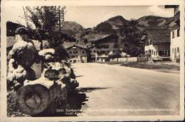 Deutschland-Postkarte 1950-Dorfpartie In Fischen Mit Bolgen Bolsterlangerhorn Und Weiherkopf-Allgau - Fischen