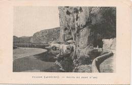VALLON----ROUTE DU PONT D'ARC - Vallon Pont D'Arc
