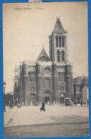 CPA - SEINE SAINT DENIS - SAINT DENIS - LA BASILIQUE - Petite Animation - G. Septions Tabac - Saint Denis