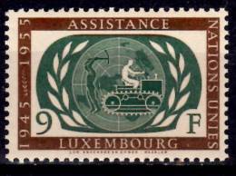 Luxenbourg 1955 9f  U N Emblem Issue #309 - Unused Stamps