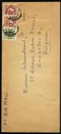 1953 Nigeria. Air Mail Letter, Cover Sent To Belgium. Lagos 12.Ja.53. Nigeria.  (H99c001) - Nigeria (...-1960)