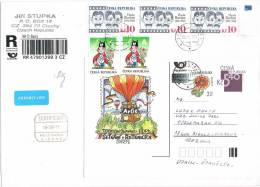 Carta Certificada STACHY (republica Checa) 2011. RARO Franqueo Entero Postal - Storia Postale