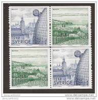 NEWNESS - SWEDEN - EUROPE 2012 - ANNUAL TOPIC " VISIT SWEDEN". - TWO SET Of 2 In STRIP- Type A + B -VERTICAL  PERFORATED - 2012