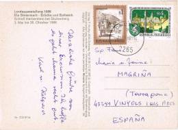 Postal  BRUCKE Und BOLLWECK (Austria) 1986. Fechador DROSIN - Storia Postale