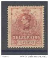 ESTGF54-3290TFR.Spain.Esp Agne.TELEGRAFOS.ALFONSO Xlll.1912 (Ed 54*) Charnela.LUJO. - Other & Unclassified