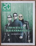 PUBLICITÉ Pour La Sortie Du DVD "MATRIX RELOADED" - Werbetrailer