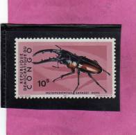 CONGO REPUBLIQUE 1971 INSECTS - INSETTI METOPODONTUS SAVAGEI HOPE MNH - Ongebruikt