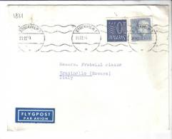 VER1831 - SVEZIA , Lettera Commerciale Per L' Italia Del 21/12/1959 - Cartas & Documentos