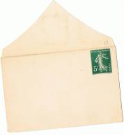 1937 - Entier Postal - Semeuse Camée 5 C  - 105 X 70 Mm - Yvert Et Tellier 137 E1 - Buste Postali E Su Commissione Privata TSC (ante 1995)