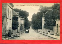 Delcampe - ANCY LE FRANC ROUTE DE LA GARE CARTE EN BON ETAT - Ancy Le Franc